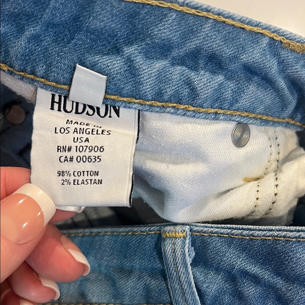 Hudson Jeans Classic Blue Jean Shorts - Picture 4 of 6